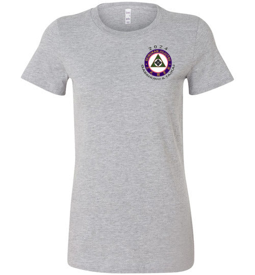 2024 Gasshuku & Taikai Logo Bella Ladies Tee