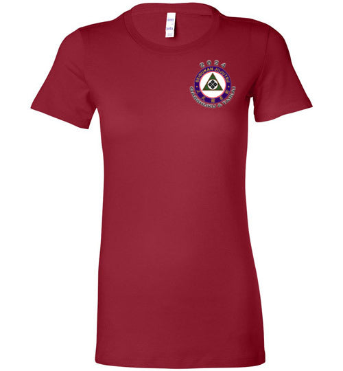 2024 Gasshuku & Taikai Logo Bella Ladies Tee