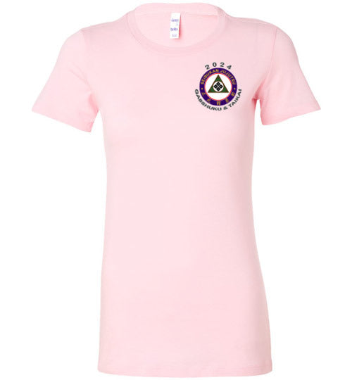 2024 Gasshuku & Taikai Logo Bella Ladies Tee