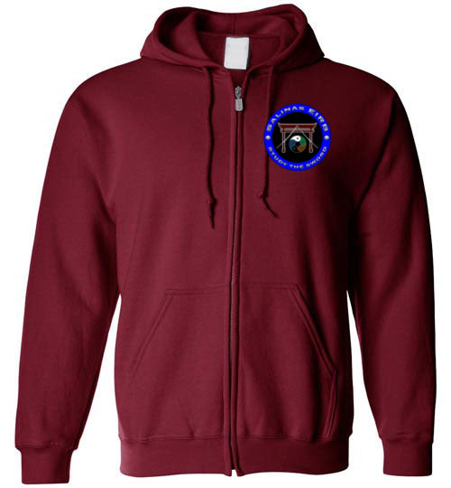 Salinas EIRB Front & Back Gildan Zip Hoodie