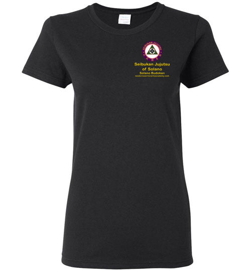 SJ of Solano & Modern Warrior Academy Gildan Ladies TShirt