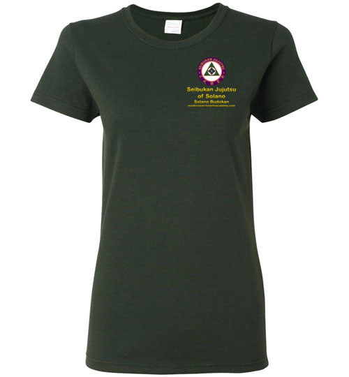 SJ of Solano & Modern Warrior Academy Gildan Ladies TShirt