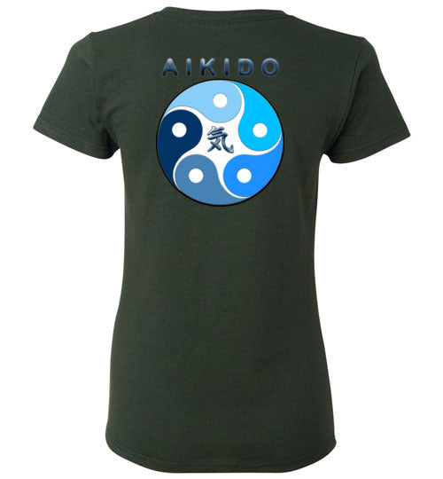 Aikido Gildan Ladies Tshirt