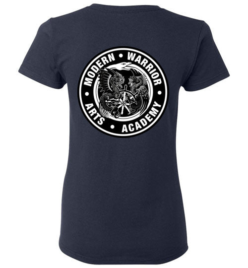 SJ of Solano & Modern Warrior Academy Gildan Ladies TShirt