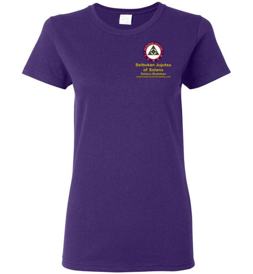 SJ of Solano & Modern Warrior Academy Gildan Ladies TShirt