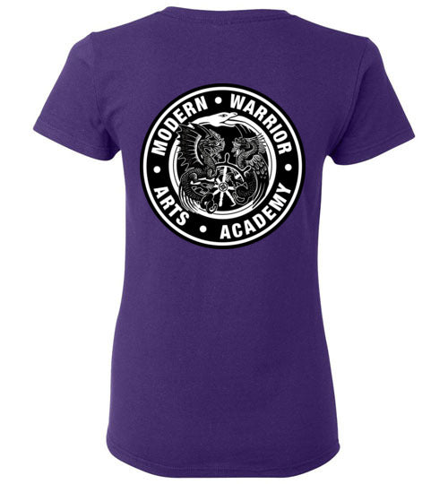 SJ of Solano & Modern Warrior Academy Gildan Ladies TShirt