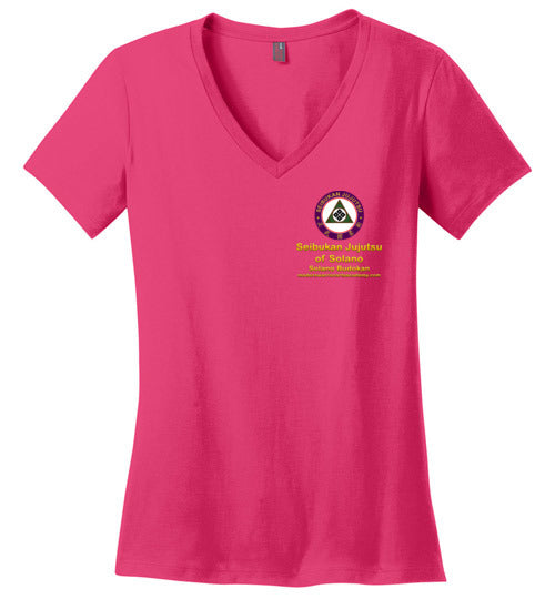 SJ of Solano & Modern Warrior Academy Gildan Ladies VNeck