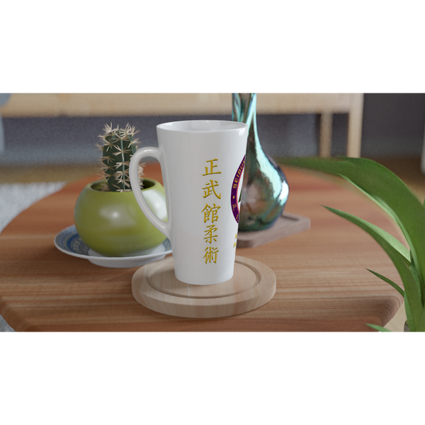 Seibukan Jujutsu White Latte 17oz Ceramic Mug